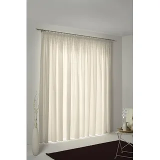 Vorhang "MIRKO" Gr. 1, beige (natur), B:142cm H:145cm, Jacquard, Baumwolle (Bio-Baumwolle), GUIDO MARIA KRETSCHMER HOME & LIVING, Gardinen, blickdicht, monochrom, basic