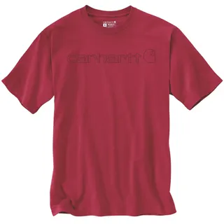 CARHARTT CORE LOGO T-SHIRT S/S grau M