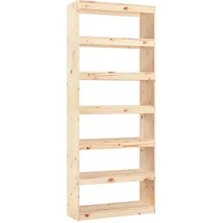 vidaXL Bücherregal 80 x 30 x 199,5 cm Braun
