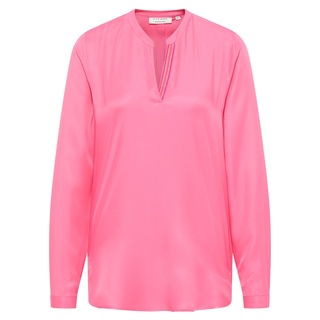 Viscose Shirt Bluse in pink unifarben, pink, 36