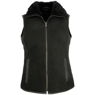 Maddox Lederweste Mariel MADDOX - Damen Lammfellweste Lederweste Lammfell schwarz schwarz 34