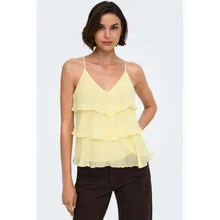 Only Onllinn Life Flounce Singlet Gelb XL