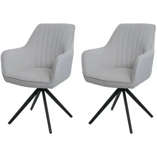 MCW Esszimmerstuhl MCW-L79 Stoff creme-beige 2er Set