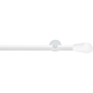 GARESA Innenlaufgarnitur mit Endknopf 1-läufig Ø 20 mm 180 cm Weiß