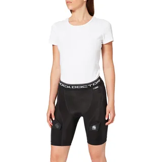 Shock Doctor Tiefschutz Compression Hockey Short with Pelvic Protector, Black, XL,