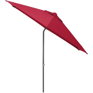 Kettler Marktschirm Ø 270 cm Rot mit Knickfunktion