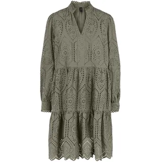 YAS Damen Yasholi Ls S. Noos Short Dresses, Vetiver, XS EU - XS