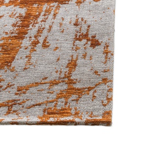 Vintage Teppich Scroom 140 x 200 cm Mischgewebe Orange Terrakotta