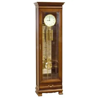 JVmoebel Standuhr Elegante Pendeluhr aus hochwertigem Holz im Barock-Stil, Made in Europa braun