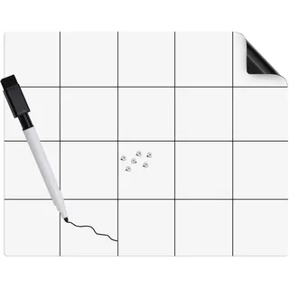 Magnetische Arbeitsmatte, 25x20cm Arbeitsunterlage für Kleinteile mit Stift | Magnetmatten-Set für Kleinteile Raster, Soldering Mat, Magnetische Unterlage zum Sortieren von Bits und Ersatzteilen
