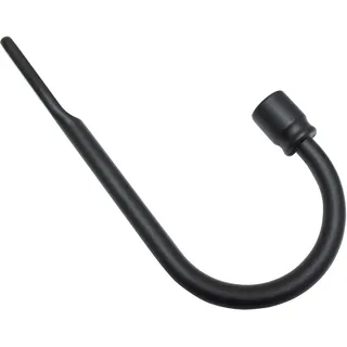 GARDINIA Raffbügel Memphis kombinierbar Schwarz-Matt 7,5 cm