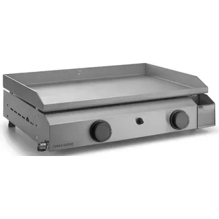 Gas plancha 6400w edelstahlplatte 59,5x39,5cm - Forge Adour base g60i - Silber