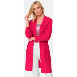 GOLDNER Modische Kaschmir-Longstrickjacke Rosa 21