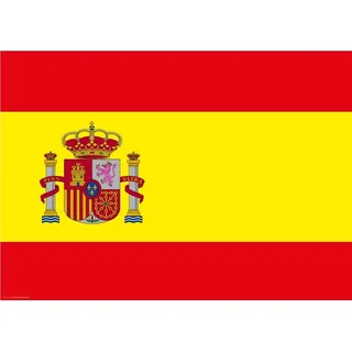 Tischsets | Platzsets aus Premium Papier - Spanien Flagge - 10 Stück - hochwertige Tischdekoration 44 x 32 cm ideale Dekoration für spanische Partys oder Mottoabende