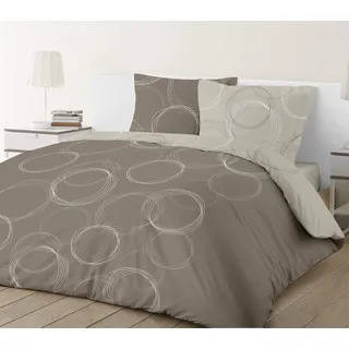 Vision Lenny, Baumwolle, Taupe, 240 x 220 cm