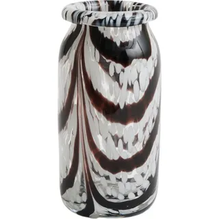Splash Vase 19 cm braun-weiß