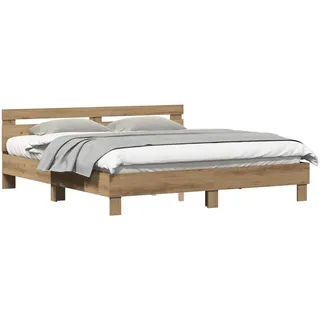 vidaXL Artisan-Eiche 180 x 200 cm Brown