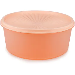Tupperware Sonnenschüssel 1,9 L lachs Salatschüssel Servierschüssel Rührschüssel (inkl. 1x Schlüsselanhänger Zufällig)