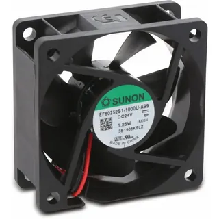 SUNON EF60252S1-1000U-A99 Axiallüfter 24 V/DC 39.9 m3/h (L x B x H) 25 x 60 x 60mm