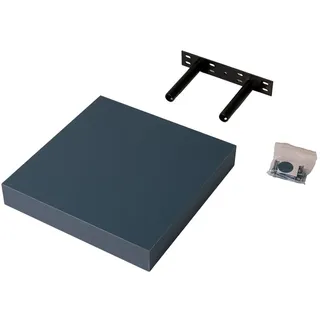 Velano Wandregal - Bücherregal - Schweberegal 23x23,5 Blau
