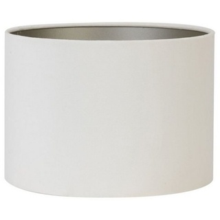 Light & Living Lampenschirm Lampenschirm Zylinder Velours - Weiß - Ø30x21cm weiß