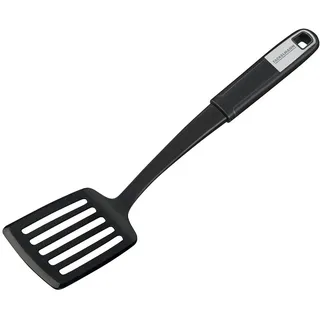 Fackelmann Pfannenwender Sense Kunststoff schwarz, silber 8 x 33 cm