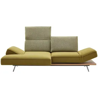Koinor Ecksofa, Limette, Metall, Wildeiche, furniert, 2-Sitzer, Ottomane links, L-Form, 240x132 cm, Goldenes M, Made in Germany, Dgm, Typenauswahl, Fußauswahl, Lederauswahl, Stoffauswahl, seitenverkehrt erhältlich, Hocker erhältlich, Wohnzimmer, Sofas & Couches, Wohnlandschaften, Ecksofas