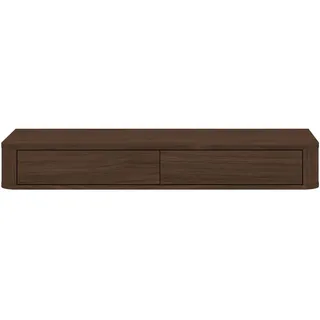 Mid.you Schminktisch Mocha, Walnuss, Holzwerkstoff, 2 Schublade(n) Schubladen, 115.2x15.8x40 cm, Schlafzimmer, Schminktische