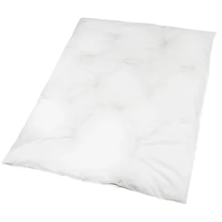 ZOLLNER Kinderbettdecke,, Weiß, Textil, 100x135 cm, Oeko-Tex® Standard 100, Schlaftextilien, Bettwäsche, Kinderbettwäsche