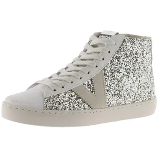 VICTORIA Botin Glitter & Piel Weiß 38