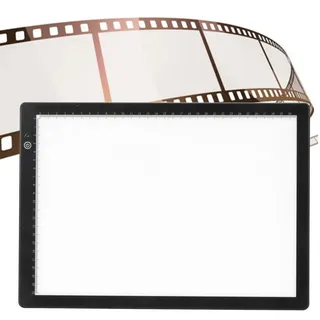 Diabetrachter Lichtbox, Diabetrachter, Diafilm Negativscannen, mit 3 Einstellbaren Helligkeiten, LED USB Lichtscanner, Lichtbox Scanner, Zum Zeichnen von Künstlerskizzen