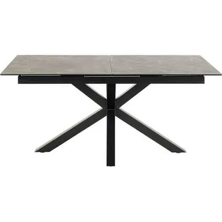 Actona Esstisch Heaven 168/210 x 90 cm Keramik Schwarz