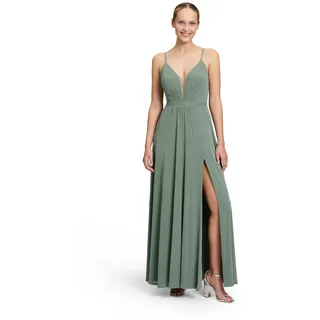 Vera Mont Abendkleid Grün/Silber 32