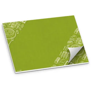 itenga Tischset Platzset Blau Papier I DIN A3 50 Blatt I ideal als Gedeckunterlage bei Geburtstagen, Grillpartys, Gartenpartys oder Mottopartys