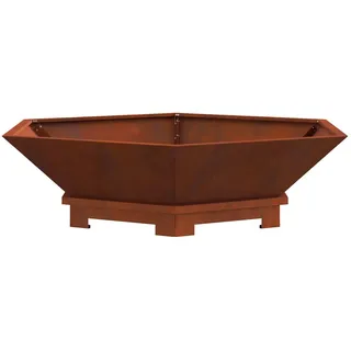 vidaXL Feuerplatz Ø 28 cm Braun