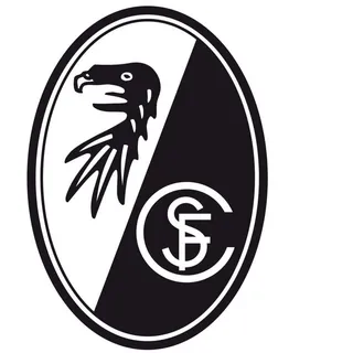 Wandtattoo WALL-ART "Fußball SC Freiburg Logo" Wandtattoos Gr. B/H/T: 77 cm x 110 cm x 0,1 cm, bunt Wandtattoos Wandsticker selbstklebend, entfernbar