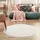 Focus 3382 beige H 20mm Ø 200cm Polypropylen Boho-Teppich für