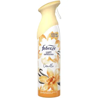Febreze Lufterfrischer Spray Madagaskar Vanille 6x185 ml, 2-in-1 Geruchsbekämpfung und Frische