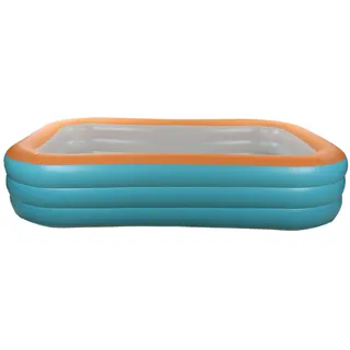 Saluaqui Faltbarer Aufblasbarer Pool, 0,5 M/5 Fuß, PVC-Material für und Erwachsene, Tragbar, für Spaß Im Freien und Familienzusammenhalt (2,6 m/8, Fuß)