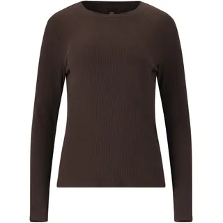 ATHLECIA Lankae Langarmshirt Damen 1294 - chocolate torte 40