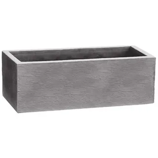 Dehner Kunststoff-Blumenkasten Palermo, ca. B80/H27/T30 cm, grau