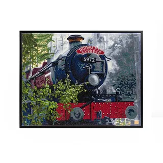 DIAMOND DOTZ 2595146 Harry Potter Hogwarts Express, Diamond Painting | Original 5D Diamond Painting Set, DIY Diamant-Malerei-Kit mit Glitzersteinen für Erwachsene und Kinder ab 12 Jahren