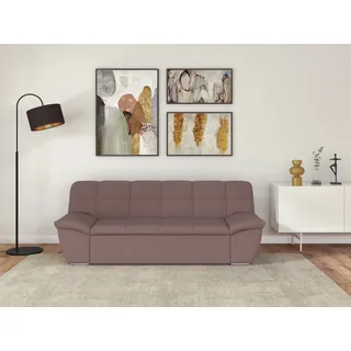 DOMO collection Couch Polyester 2-Sitzer Lila
