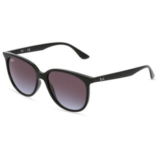 Ray-Ban RB 4378 Damen-Sonnenbrille Vollrand Eckig Kunststoff-Gestell, schwarz