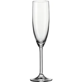LEONARDO Sektglas, Kristallglas, Spülmaschinenfest weiß