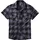 Checkshirt Kurzarmhemd Schwarz/Grau 5XL