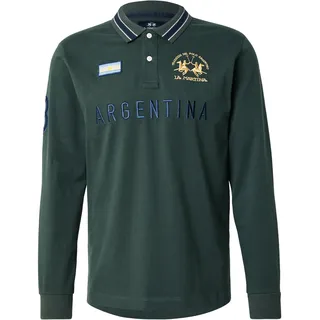La Martina Poloshirt sand / dunkelblau / dunkelgrün M