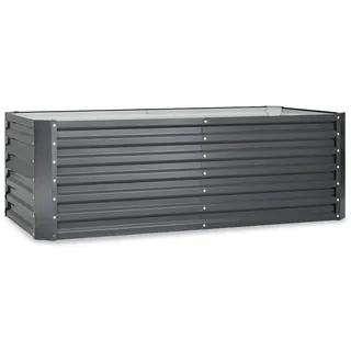Blumfeldt High Grow Straight Hochbeet 180 x 60 x 90 cm Grau