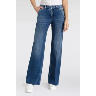 Herrlicher Schlagjeans »Lovely Flared Recycled Light Denim«, Gr. 30 N-Gr, dolphin, , 47292011-30 N-Gr