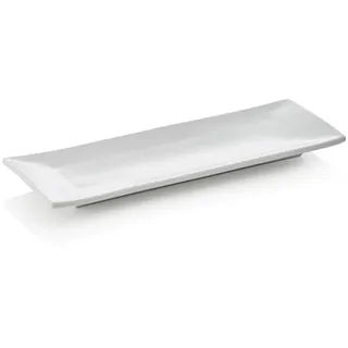 WAS Germany Sushi Board Set, 26,5 x 9 x 2 cm, Set á 6 Stück, Porzellan, weiß